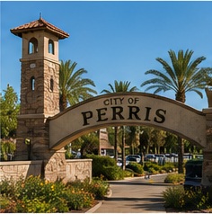 Perris California service area